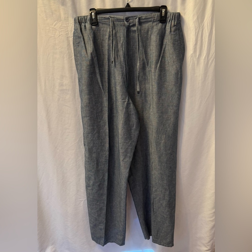 Jordan 23 Engineered Chambray Relaxed Drawstring Button Stretch Pants Size XXL